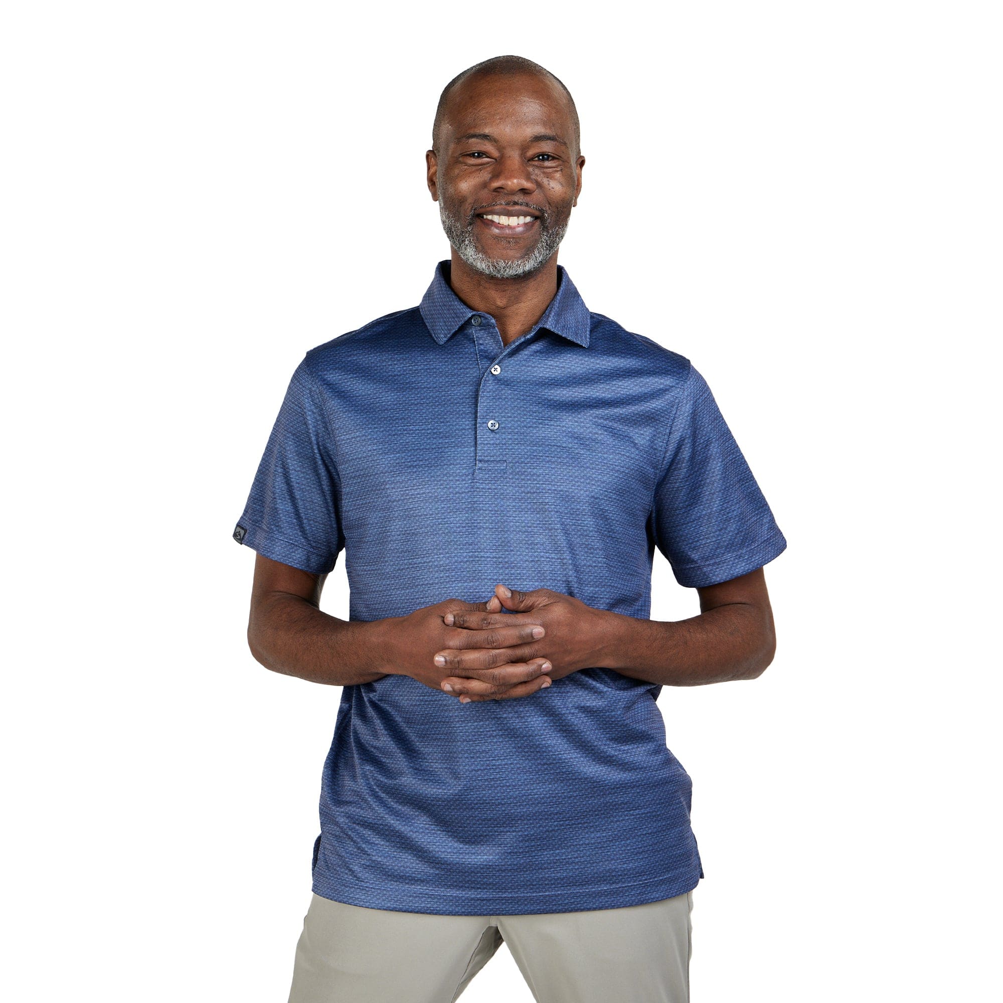 Men's Unwinder Breathable Patterned Golf Polo – Storm Creek