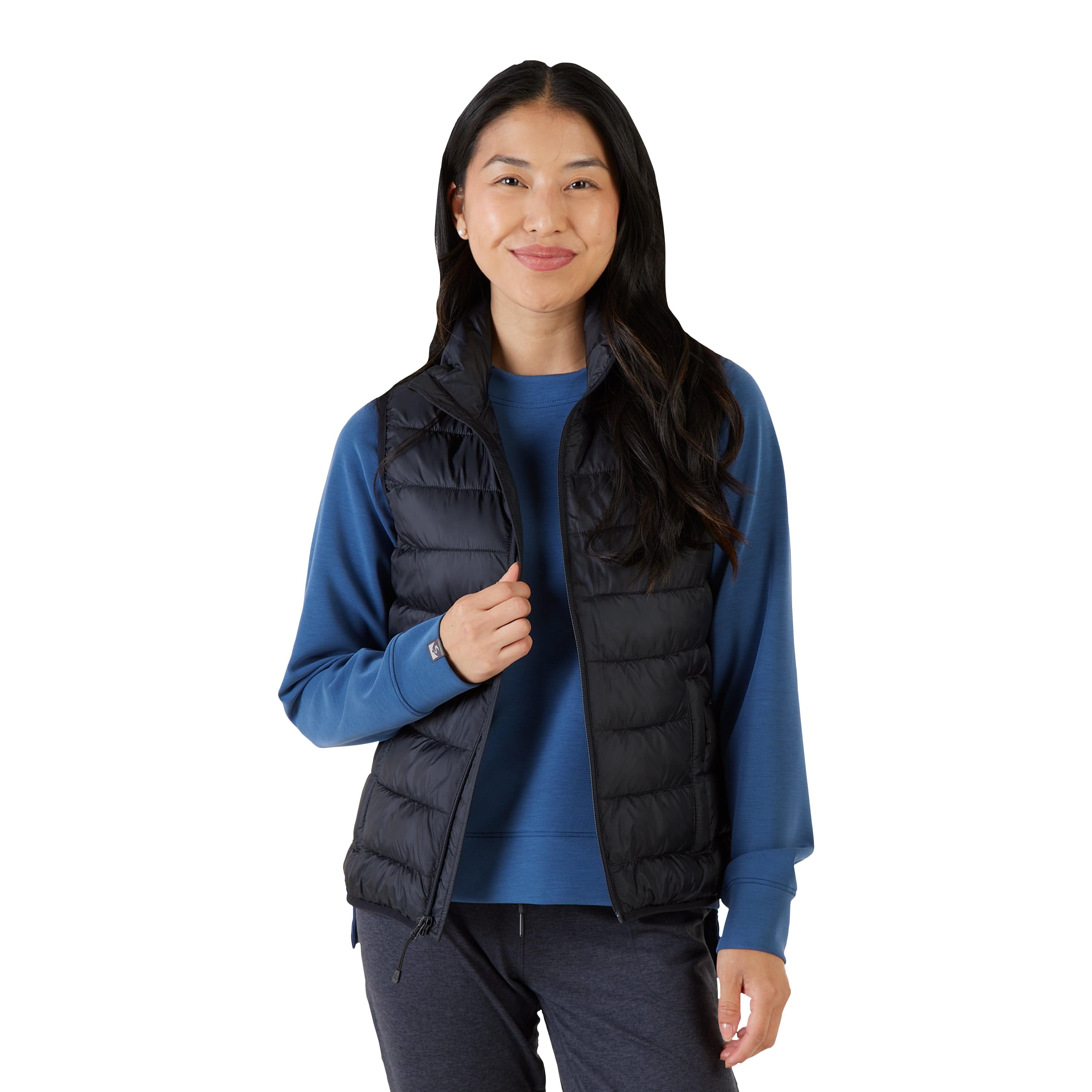 Navy blue down vest hotsell