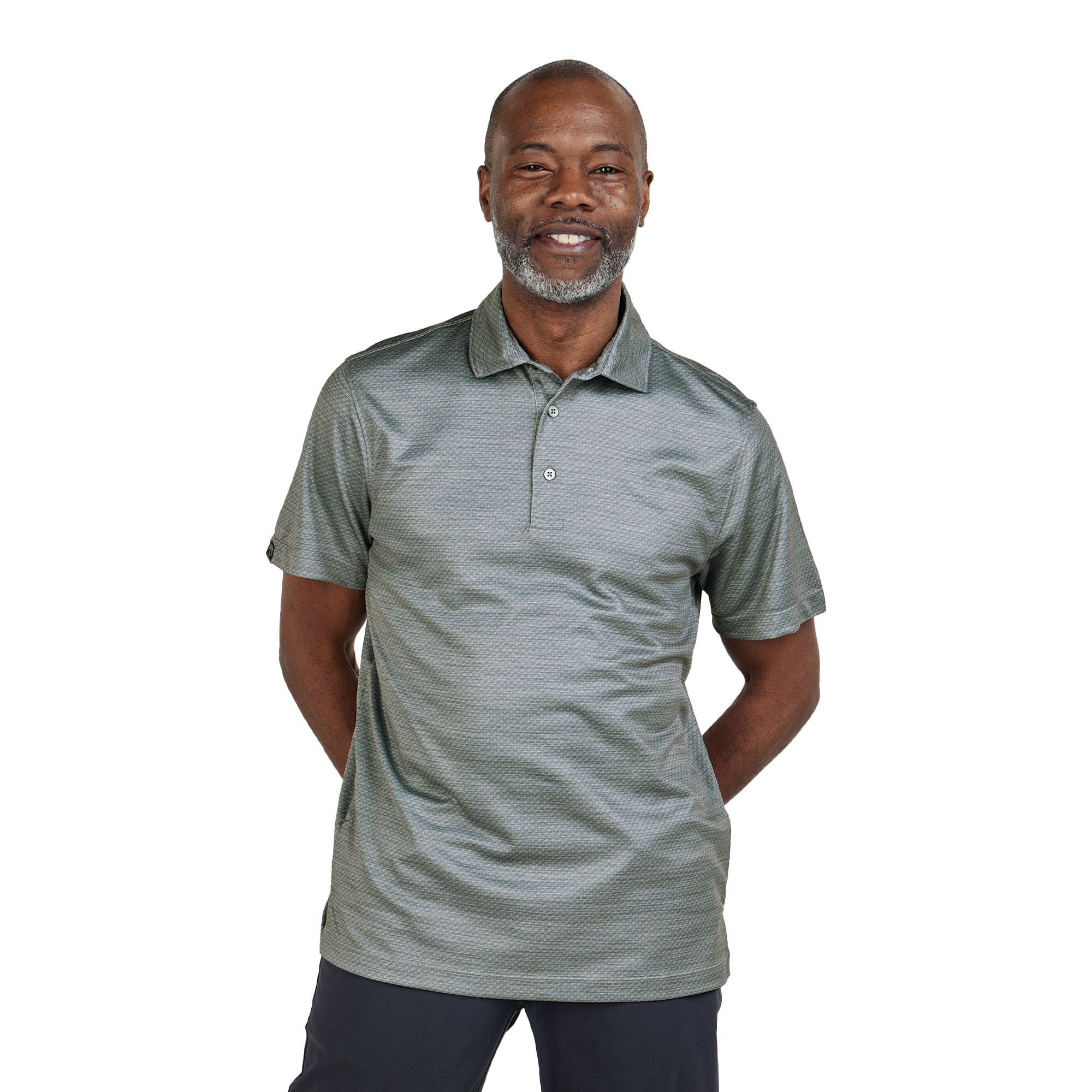 Men's Unwinder Breathable Patterned Golf Polo – Storm Creek