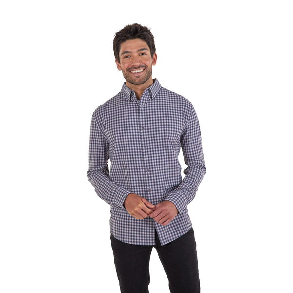 Men's Influencer 4-Way Stretch Button Down Shirt - Gingham 