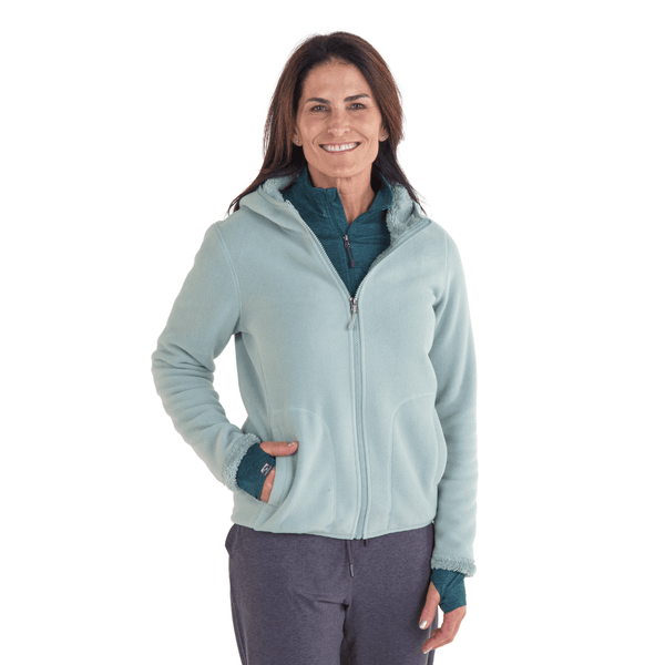 Women's Summit Sherpa Fleece Full Zip Hooded Sweatshirt – Storm Creek