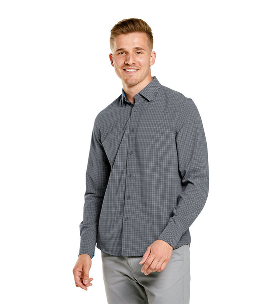 Men's Influencer Woven Shirt - Microplaid